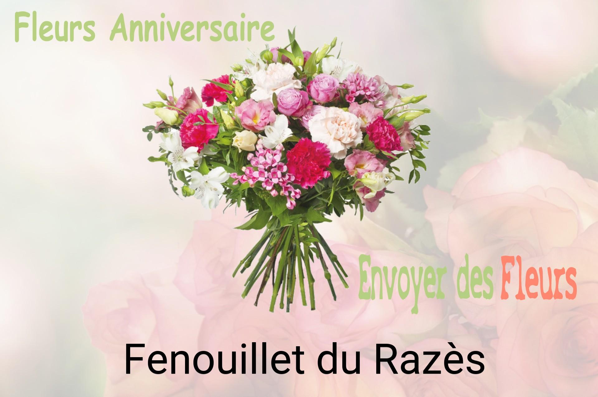 Bouquet de fleurs d’anniversaire livré à Fenouillet-du-Razès