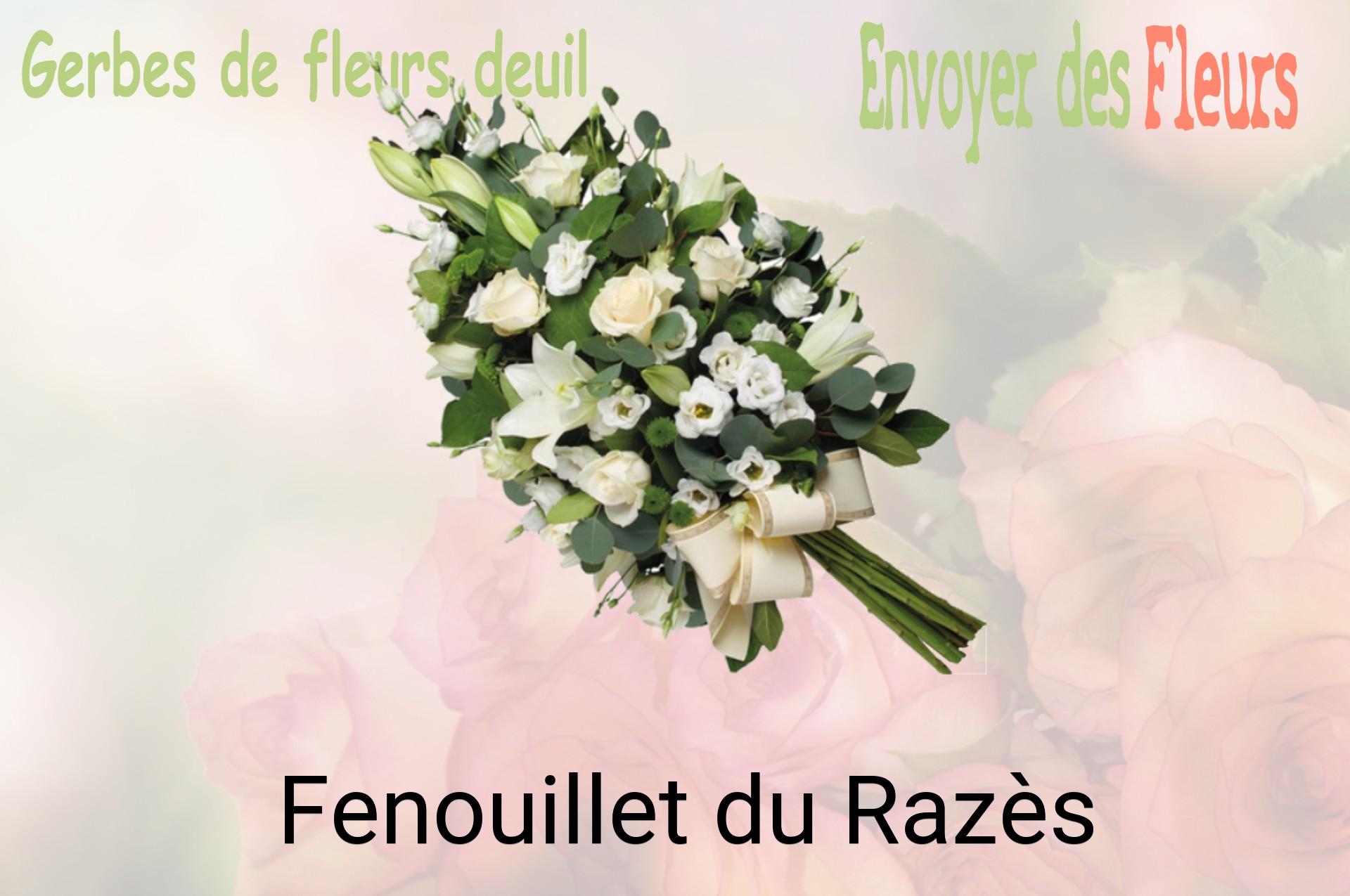 Gerbe de fleurs de deuil livrée à Fenouillet-du-Razès